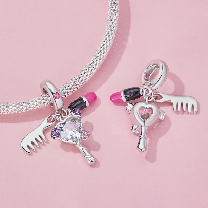 (image for) Pandora Style Dress Up Three-Piece Set Dangle - SCC2474 - View 3