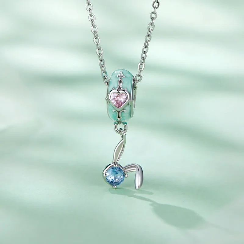 (image for) Pandora Style Easter Bunny Silicone Spacer - BSC780 - View 2