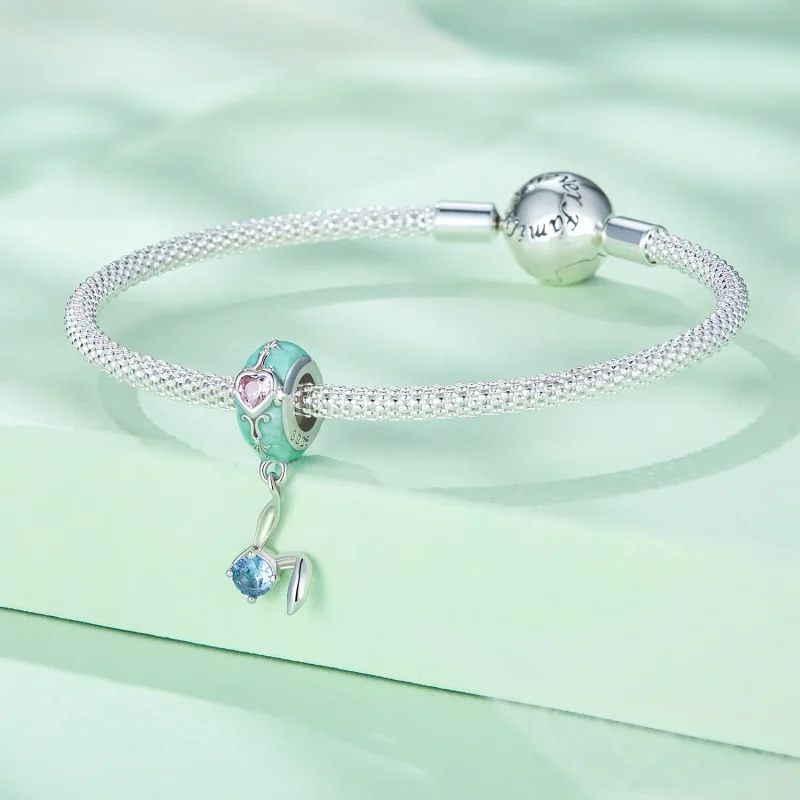 (image for) Pandora Style Easter Bunny Silicone Spacer - BSC780 - View 3