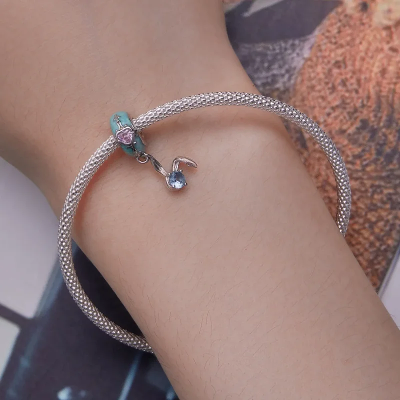 (image for) Pandora Style Easter Bunny Silicone Spacer - BSC780 - View 5