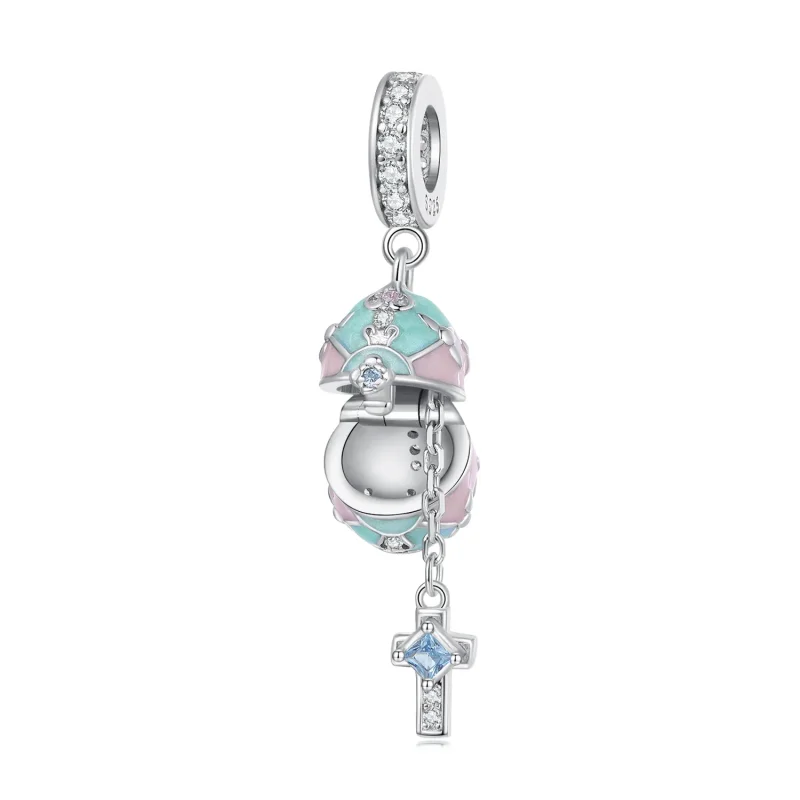 (image for) Pandora Style Easter Egg Dangle - BSC779 - Product Image