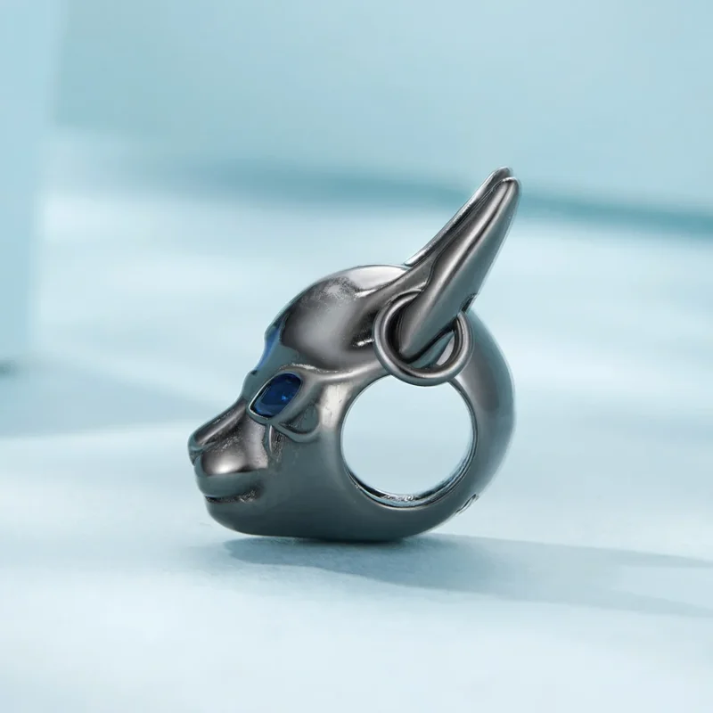 (image for) Pandora Style Egyptian Cat God Charm - SCC2592 - View 3