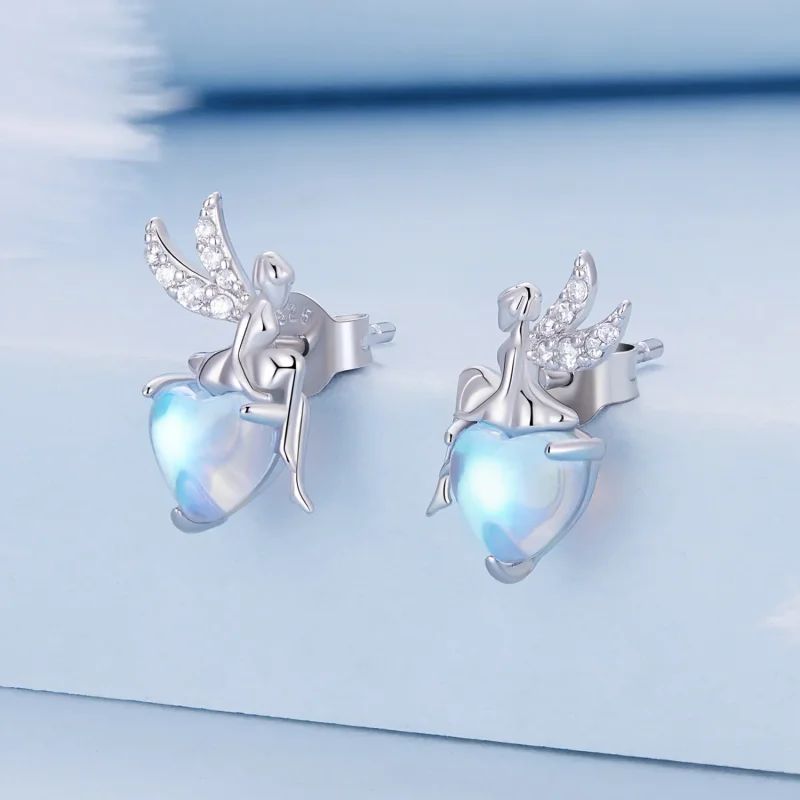 (image for) Pandora Style Elf Studs Earrings - BSE796 - View 2