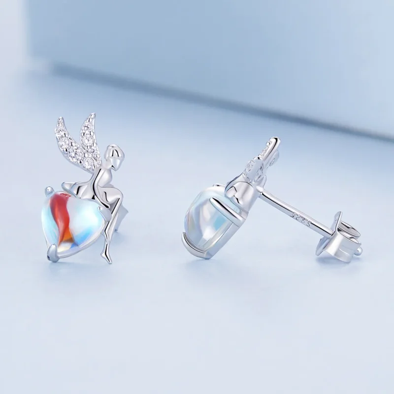 (image for) Pandora Style Elf Studs Earrings - BSE796 - View 3