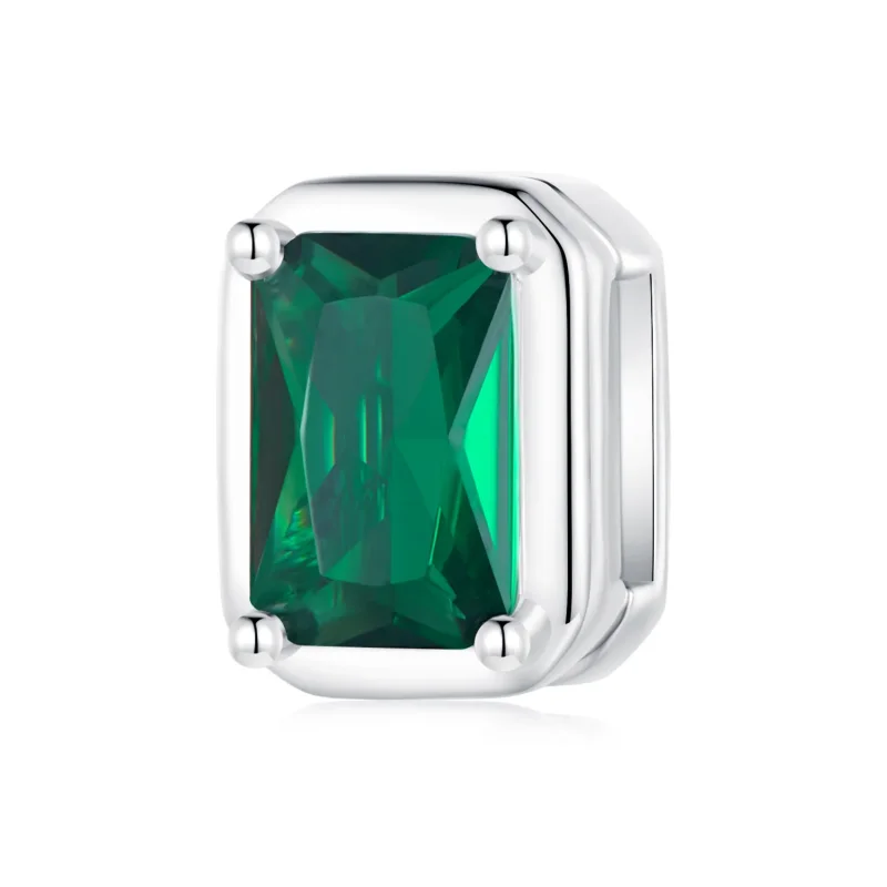 (image for) Pandora Style Emerald Clip - BSX005 - Product Image