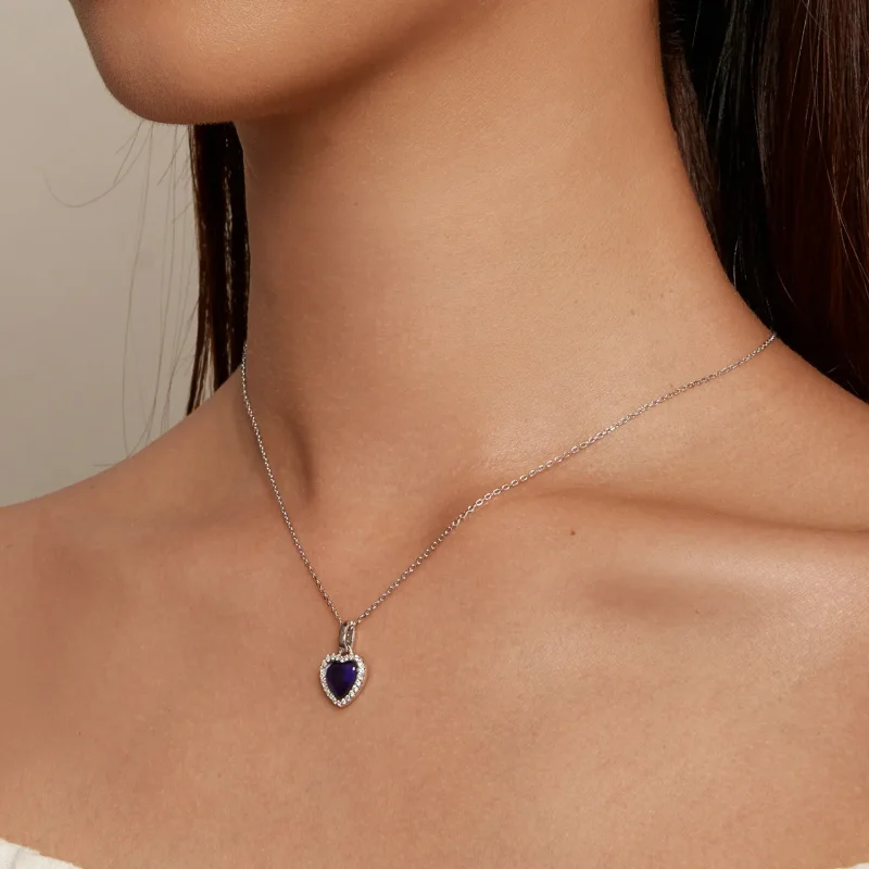 (image for) Pandora Style Emotional Heart Necklace - BSN344 - View 8