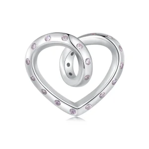 (image for) Pandora Style Entangled Heart Charm - BSC928