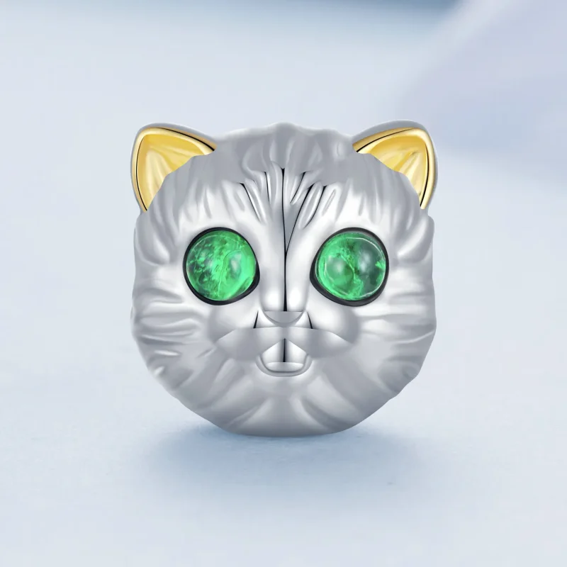 (image for) Pandora Style Exquisite Cat Charm - BSC834 - View 2