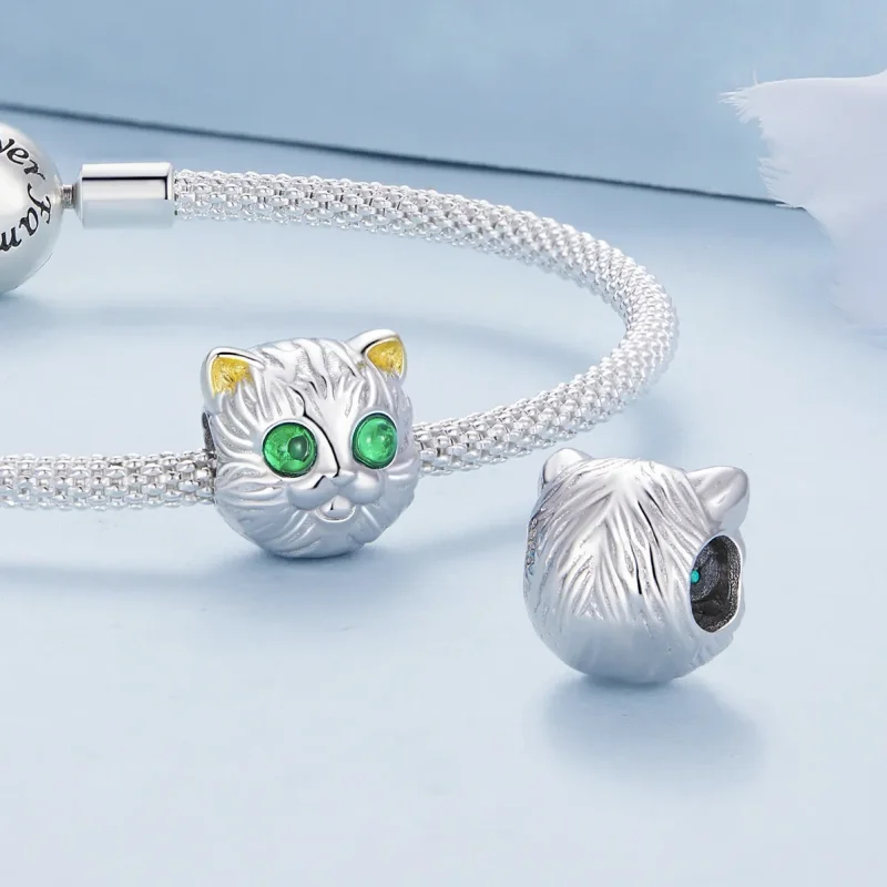 (image for) Pandora Style Exquisite Cat Charm - BSC834 - View 4