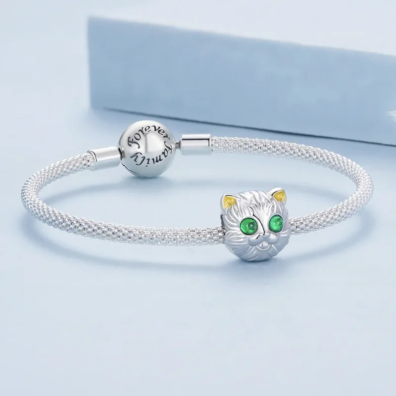 (image for) Pandora Style Exquisite Cat Charm - BSC834 - View 5