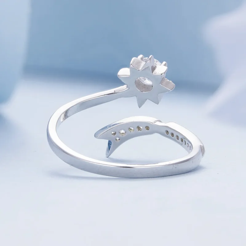 (image for) Pandora Style Exquisite Meteor Opening Ring - BSR413 - View 4