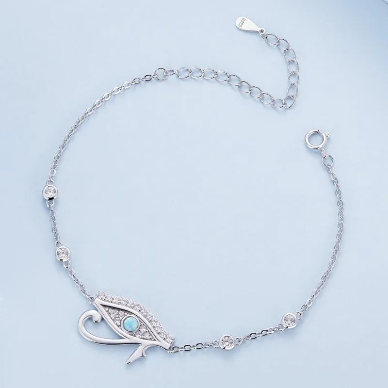 (image for) Pandora Style Eye of Horus Chain Bracelet - BSB114! - View 3