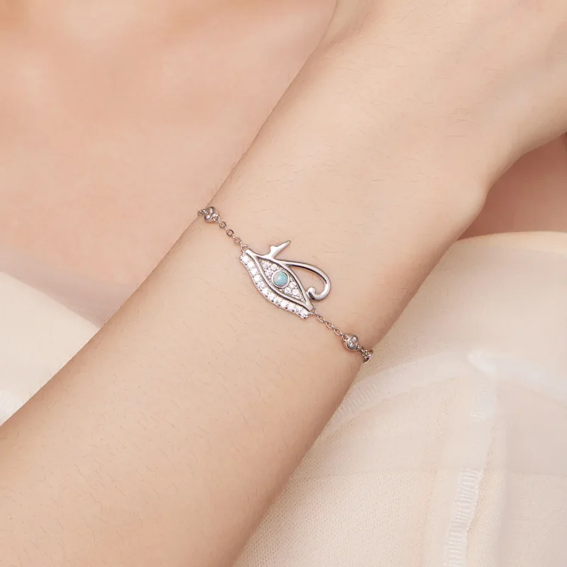 (image for) Pandora Style Eye of Horus Chain Bracelet - BSB114! - View 6