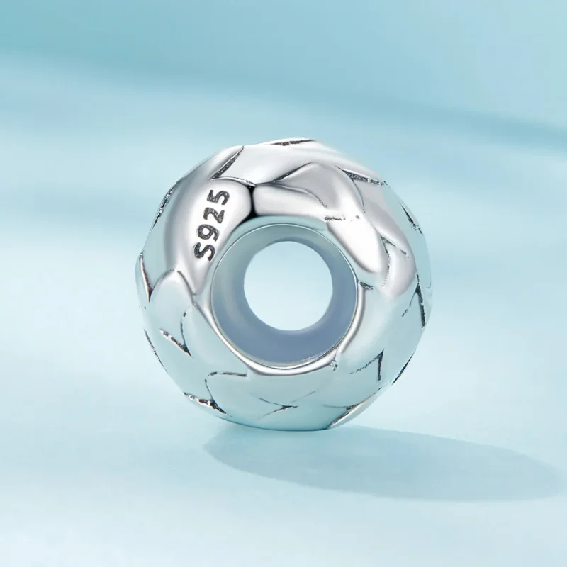 (image for) Pandora Style Feather Silicone Spacer - SCC2564 - View 3