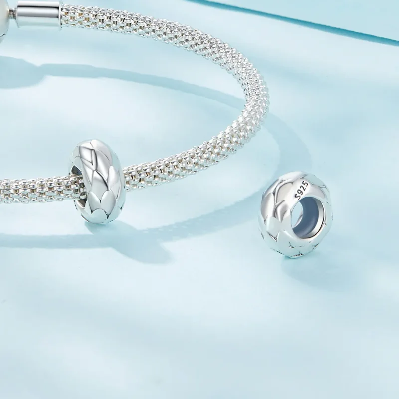 (image for) Pandora Style Feather Silicone Spacer - SCC2564 - View 4