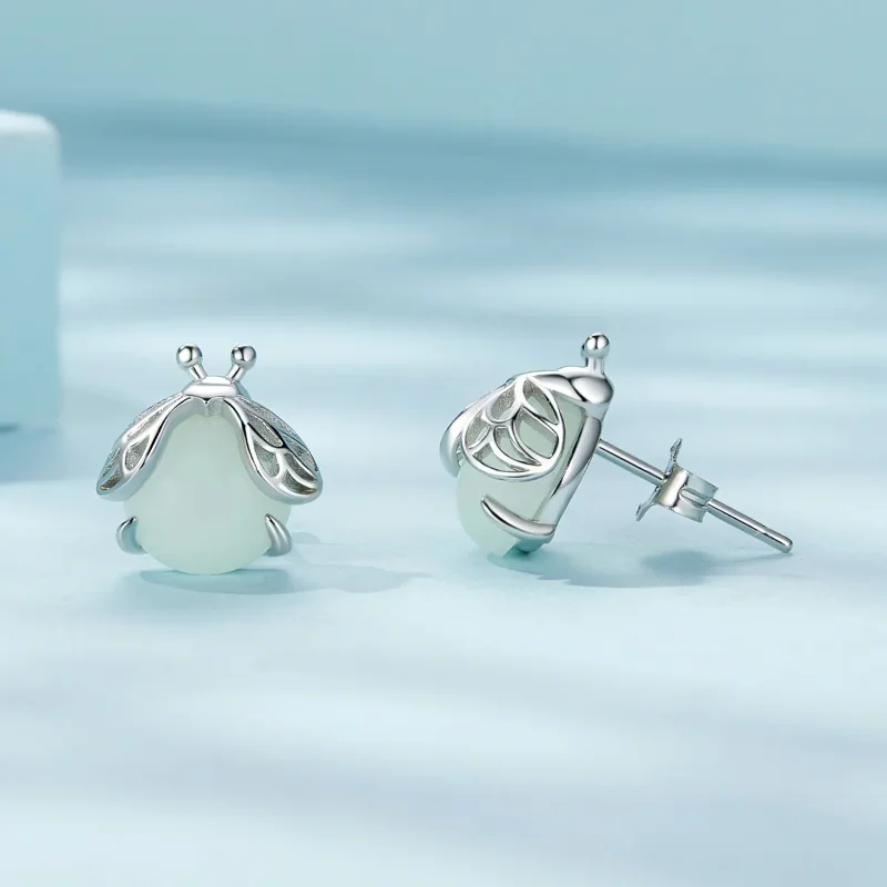 (image for) Pandora Style Fireflies Luminous Studs Earrings - SCE1647 - View 4