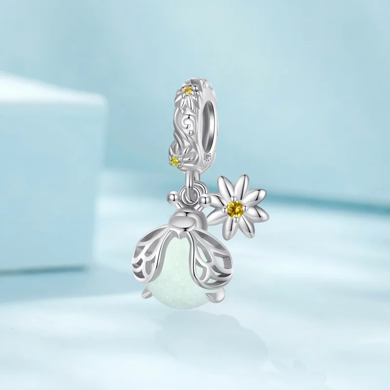 (image for) Pandora Style Firefly Luminous Dangle - SCC2615! - View 2