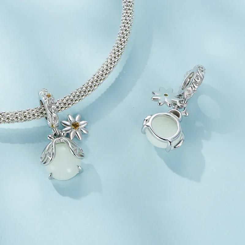 (image for) Pandora Style Firefly Luminous Dangle - SCC2615! - View 4