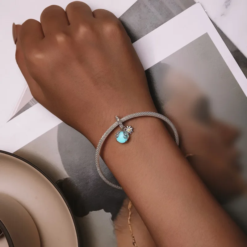 (image for) Pandora Style Firefly Luminous Dangle - SCC2615! - View 6