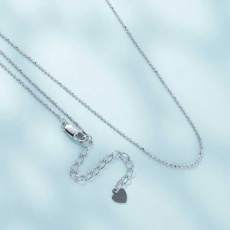 (image for) Pandora Style Flash Bead Chain Basic Necklace - SCA027 - View 4