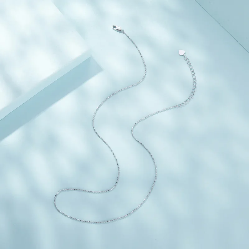 (image for) Pandora Style Flash Bead Chain Basic Necklace - SCA027 - View 5