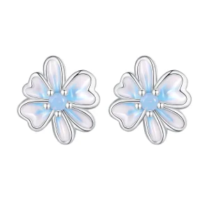 (image for) Pandora Style Flower Studs Earrings - SCE1572