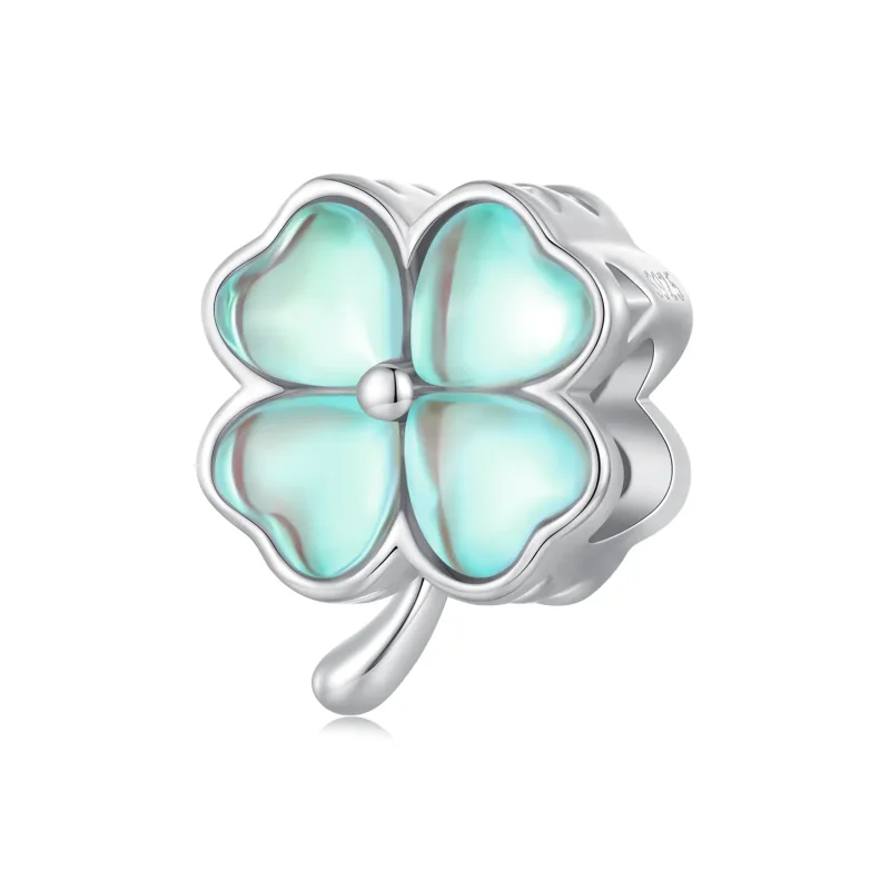 (image for) Pandora Style Four Leaf Clover Charm - BSC733-GN - Product Image