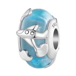 (image for) Pandora Style Glazed Aircraft Charm - SCC2482