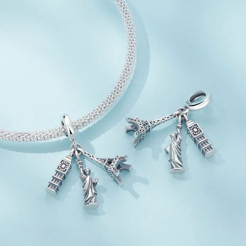 (image for) Pandora Style Global Travel Dangle - SCC2483 - View 4