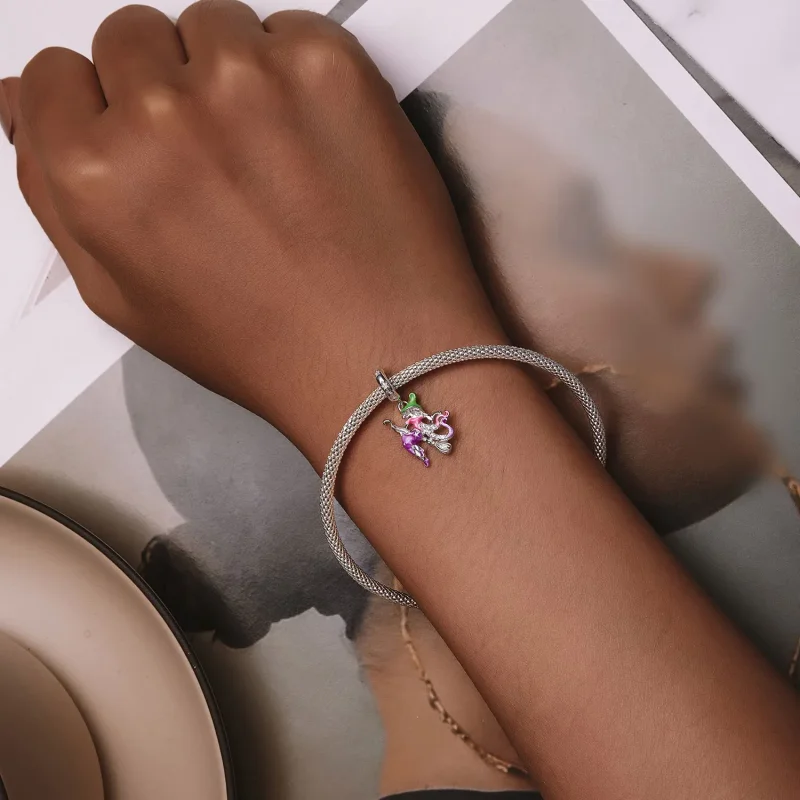 (image for) Pandora Style Glow-in-the-dark Witch Dangle - SCC2608 - View 5