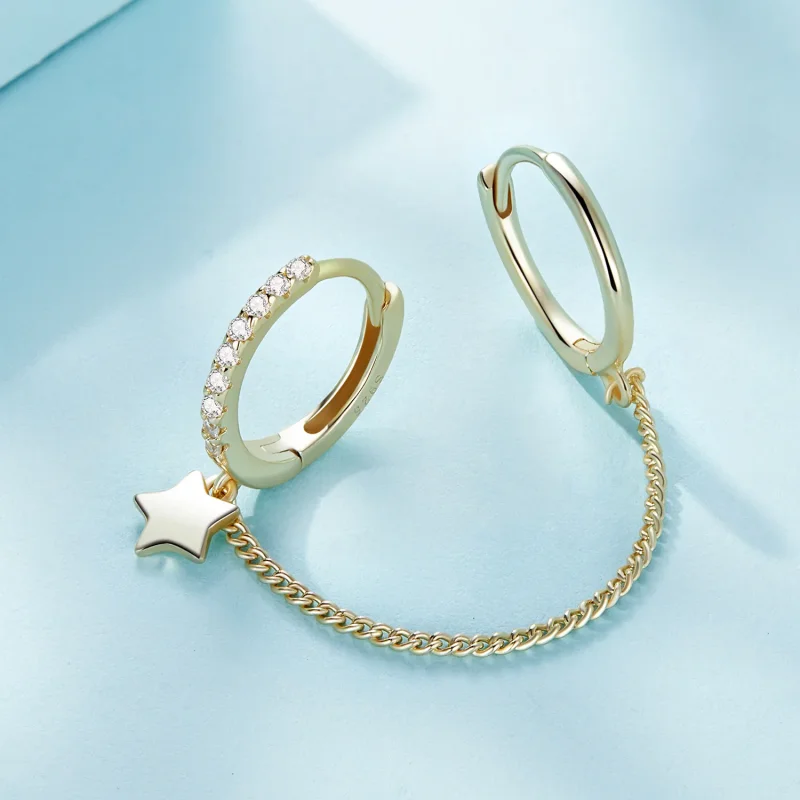 (image for) Pandora Style Golden Astropath Safe Chain - SCE914-B - View 3