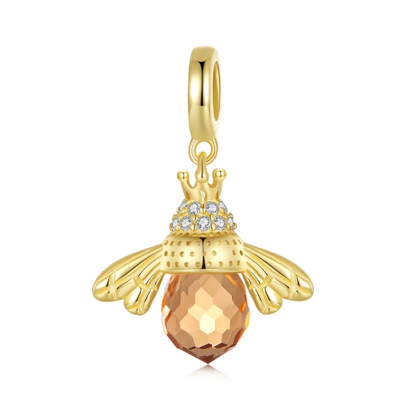(image for) Pandora Style Golden Bee Dangle - SCC035-B - Product Image