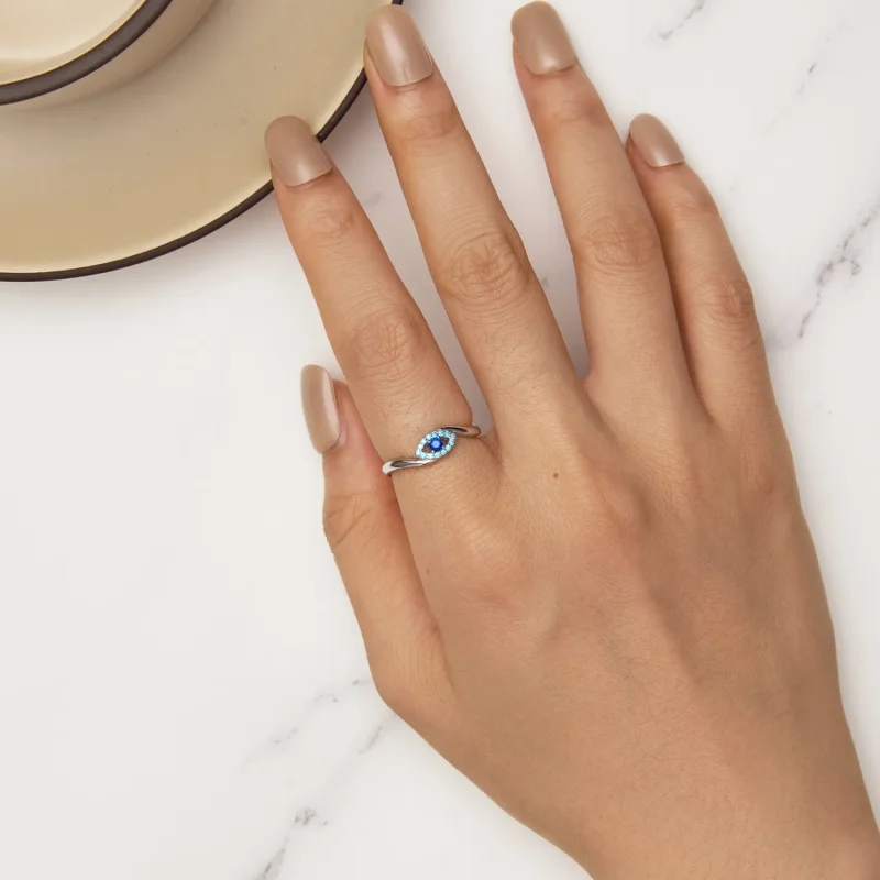 (image for) Pandora Style Guardian Demon Eye Ring - SCR947 - View 5