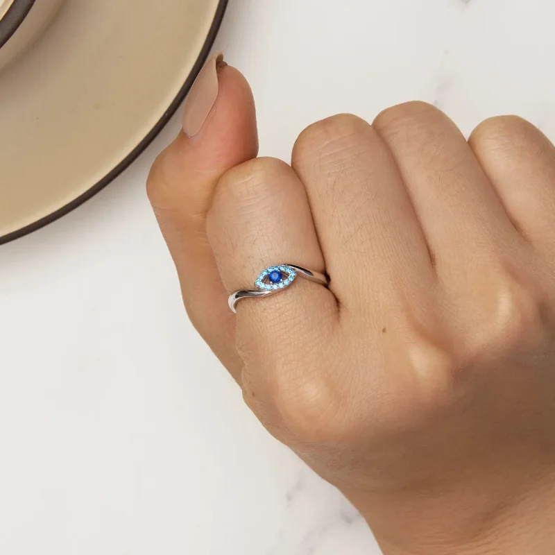 (image for) Pandora Style Guardian Demon Eye Ring - SCR947 - View 6