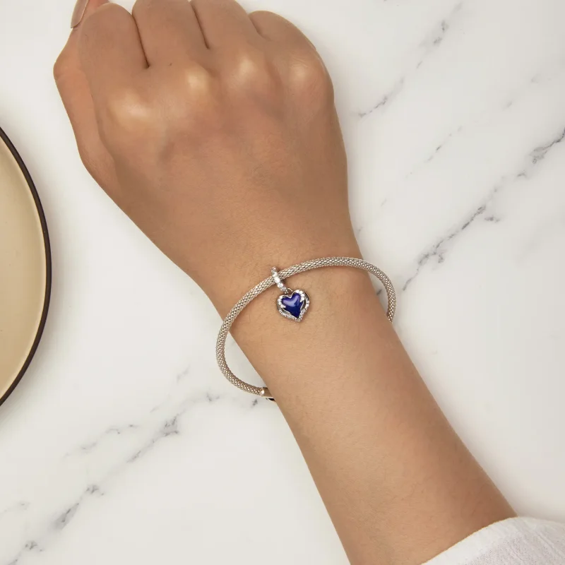 (image for) Pandora Style Guardian Heart Dangle - BSC900 - View 7