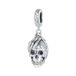 (image for) Pandora Style Halloween Skull Dangle - SCC2606