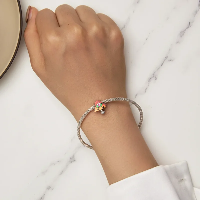 (image for) Pandora Style Hallucinogenic Mushrooms Charm - SCC2532 - View 3