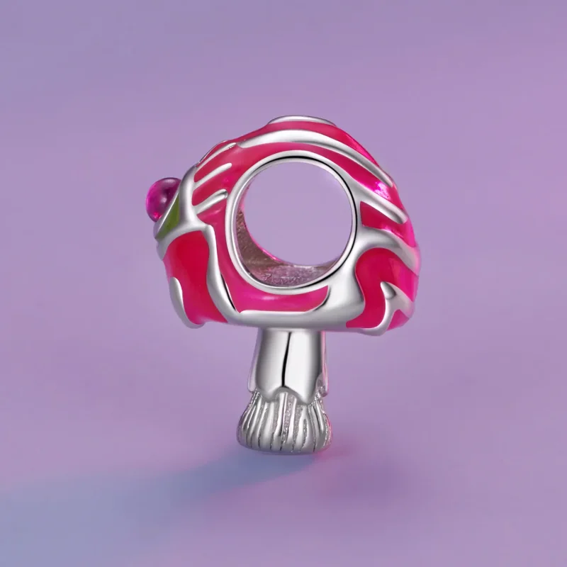 (image for) Pandora Style Hallucinogenic Mushrooms Charm - SCC2532 - View 4