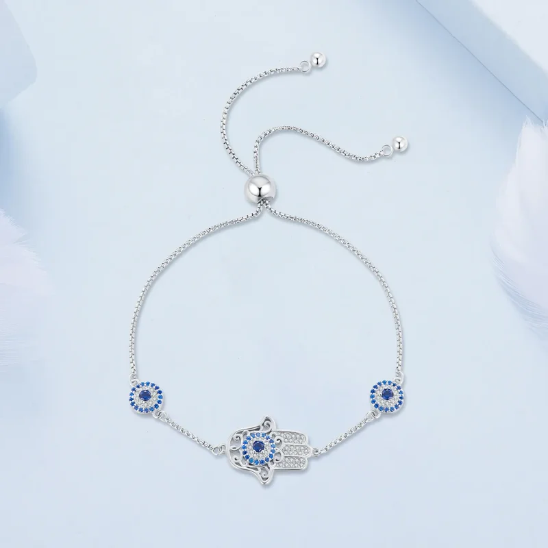 (image for) Pandora Style Hand of Fatima Bracelet - BSB140 - View 2