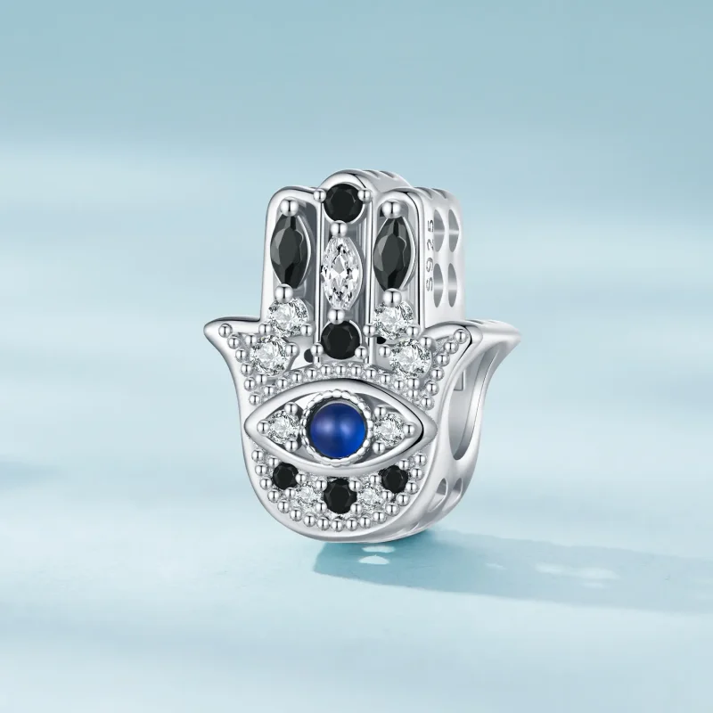 (image for) Pandora Style Hand of Fatima Charm - SCC2522 - View 2