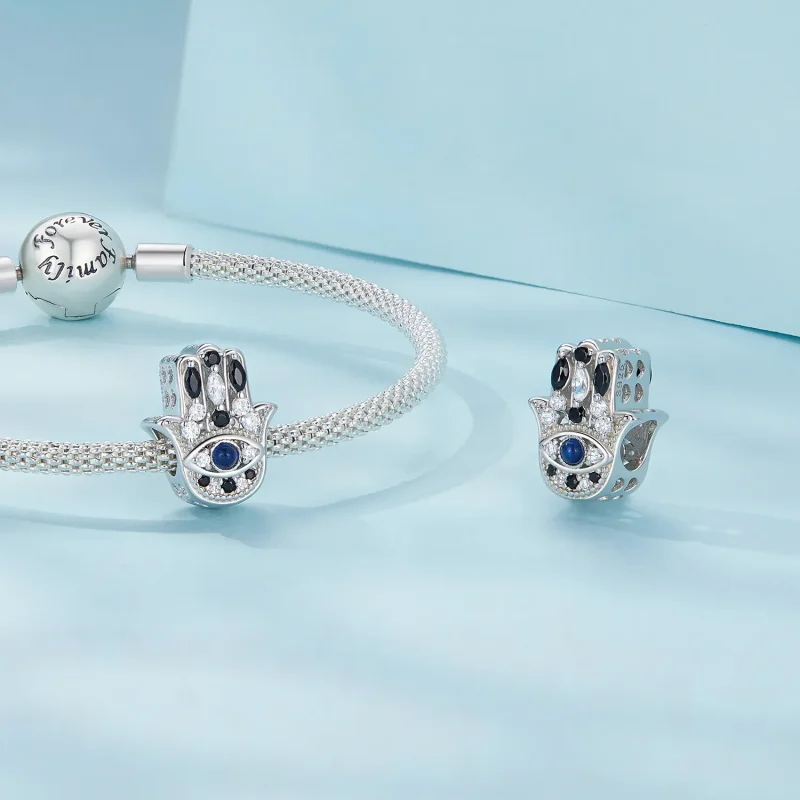 (image for) Pandora Style Hand of Fatima Charm - SCC2522 - View 4