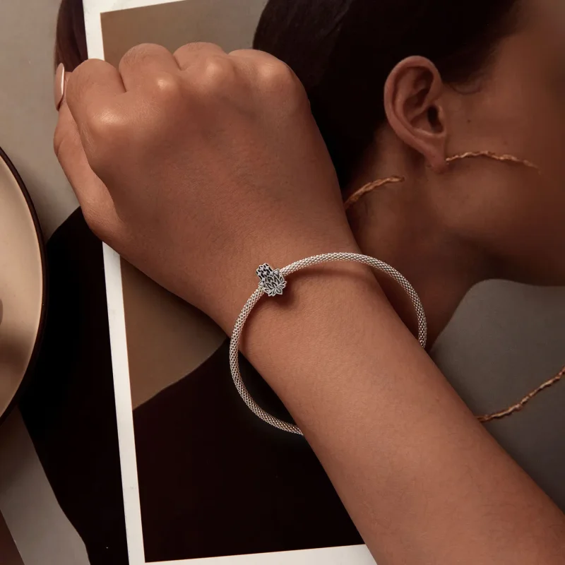 (image for) Pandora Style Hand of Fatima Charm - SCC2628 - View 6