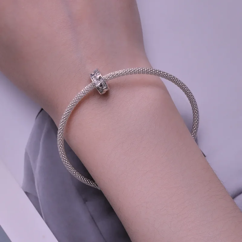 (image for) Pandora Style Heart Clip - SCC2492 - View 6