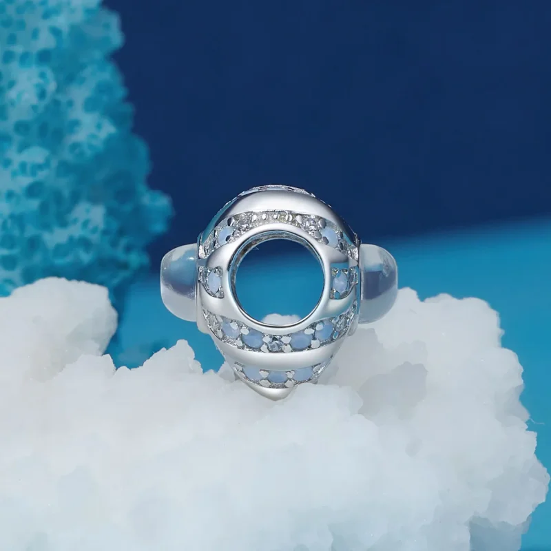 (image for) Pandora Style Heart of Illusion Charm - BSC918 - View 3
