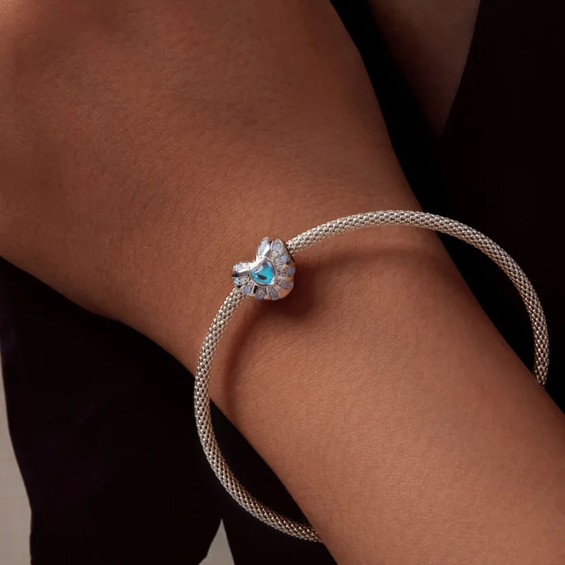 (image for) Pandora Style Heart of Illusion Charm - BSC918 - View 7