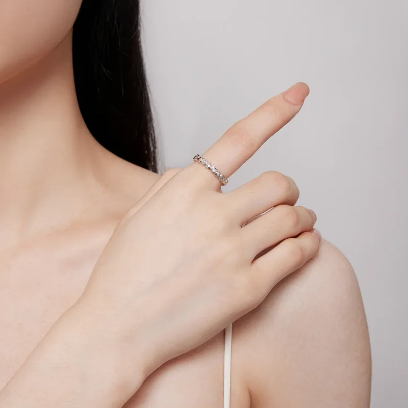 (image for) Pandora Style Hearts Ring - BSR421 - View 5