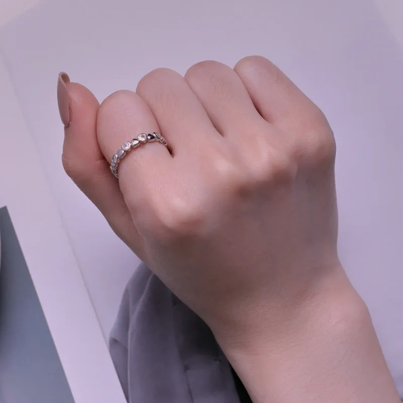 (image for) Pandora Style Hearts Ring - BSR421 - View 6