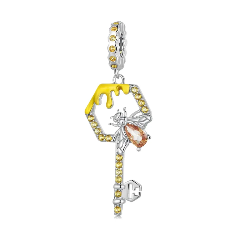 (image for) Pandora Style Hive Key Dangle - BSC822 - Product Image