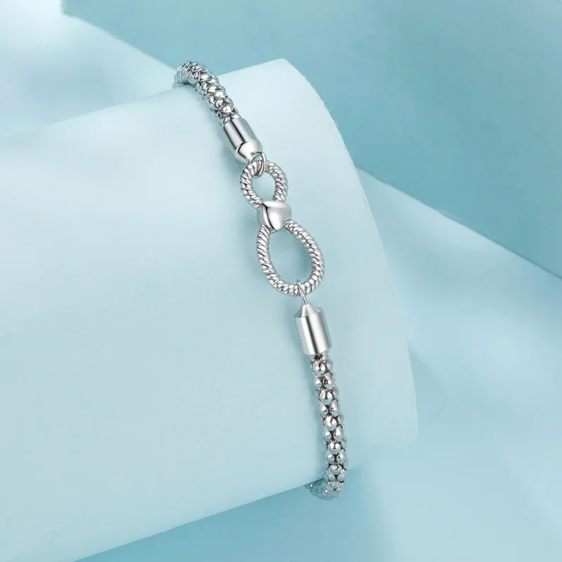 (image for) Pandora Style Infinity Basic Chain Bracelet - SCB260 - View 2