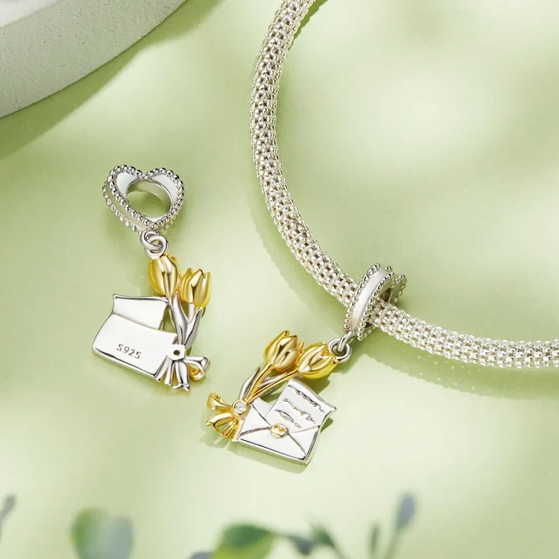 (image for) Pandora Style Invitation Dangle - BSC864 - View 4